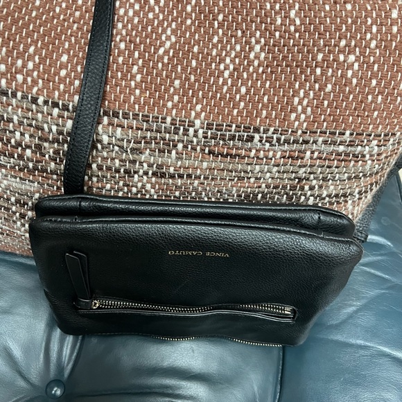 Vince Camuto black leather crossbody bag. In excellent condition, never used. - Picture 4 of 10